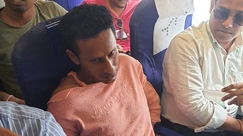 A Guwahati-Agartala IndiGo flight caused chaos after a passenger tried to open the plane's emergency door mid-air.