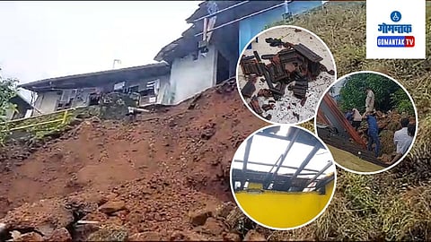 Landslide in Sada