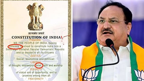 BJP National President JP Nadda slams Congress.