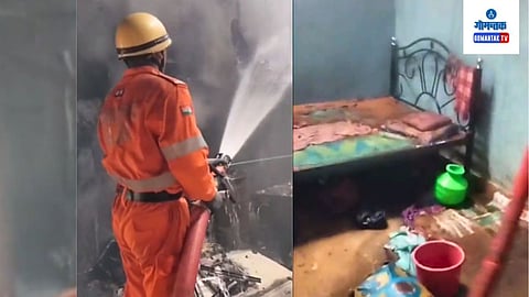 House Catches Fire At Mapusa