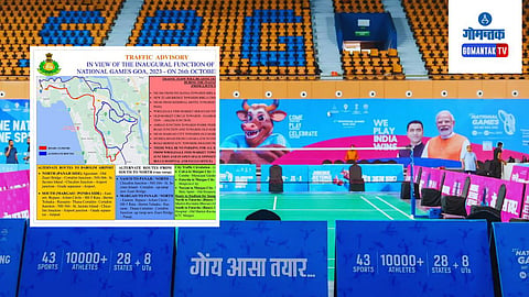 National Games Goa 2023 Traffic Diversion