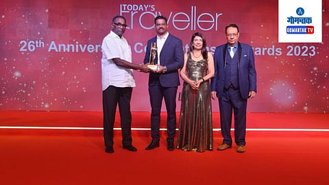 Goa Tourism Department won the Today's Traveler's Award 2023