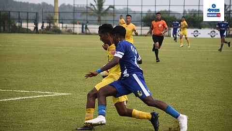 goa And Gujrat Football Team In Santosh Trophy 2023