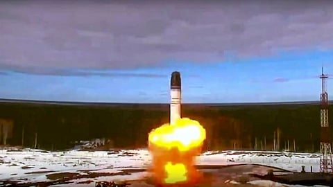 Russia Conducted Missile Test 