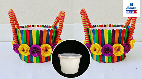 Reuse Of Plastic Curd Box