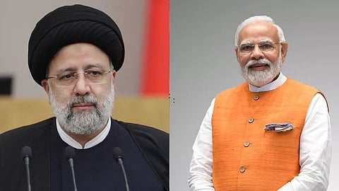 Prime Minister Narendra Modi & Iran President SyedIbrahim Raisi