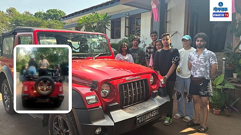 Car Stunt On Calangute Road