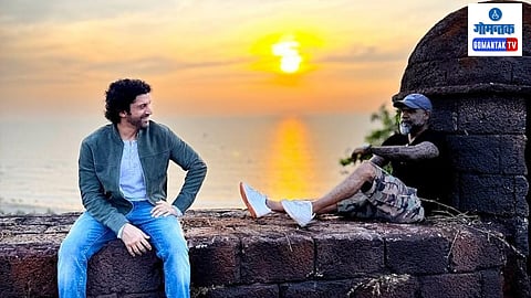 Farhan Akhtar at Chapora Fort Goa