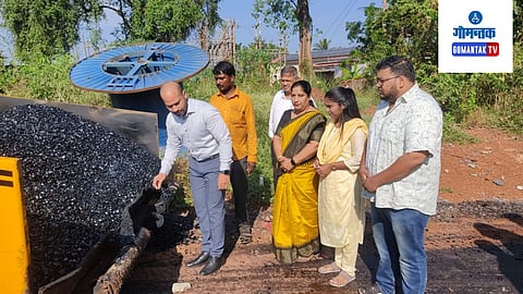 Mapusa Road work 