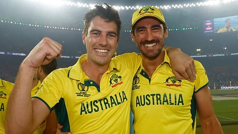 Pat Cummins and Mitchell Starc
