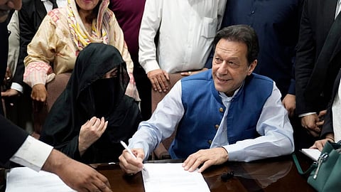 Imran Khan And Bushra Bibi 
