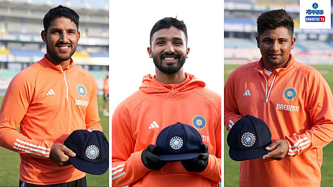 Dhruv Jurel,  Devdutt Padikkal, Sarfaraz Khan
