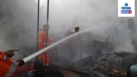 Margao Shop Caught Fire News