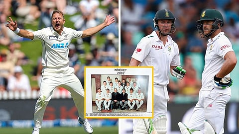 AB de Villiers, Faf du Plessis, Neil Wagner schoolmates