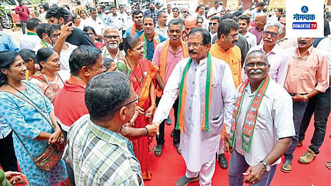 Goa Loksabha Result North Goa candidate Shripad Naik secured 19426 votes from the CM pramod sawant Sanquelim constituency