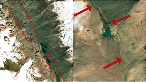 china building new road in occupied kashmir 