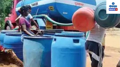 Water shortage Siolim 