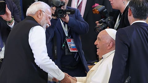 PM Modi And Pope Francis
