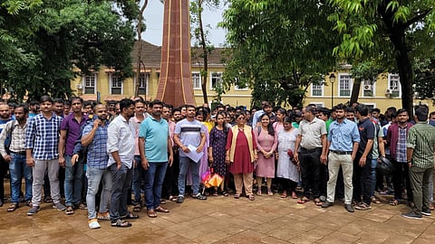 वेर्णा येथील सिप्लाविरोधात कर्मचारी रस्त्यावर, कंपनीकडून सतावणूक होत असल्याचा आरोप