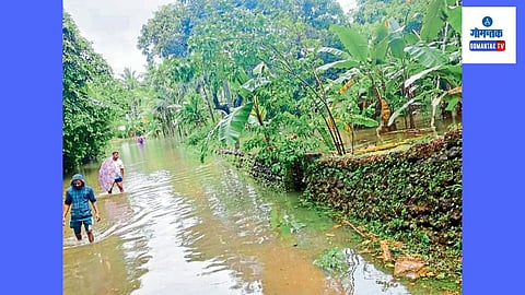 Goa Rain: सर्व वाहतूक धारबांदोडा मार्गाने वळविण्यात आली