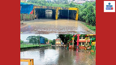Shree Damodar College of Commerce and Economics: परिसर जलमय झाल्यामुळे आज विद्यार्थ्यांना सुट्टी देण्याची वेळ महाविद्यालयाच्या व्यवस्थापनावर आली