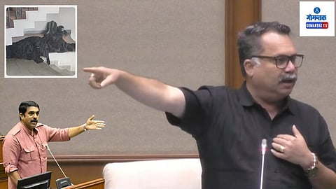 Goa Assembly: सभापतीने बंदी घातली अन् सत्ताधारी आमदाराच आला काळ्या कपड्यात, विजय सरदेसाईंनी संधी साधली