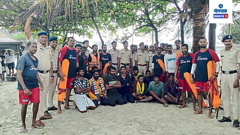 Boat Capsizes Fishermen Rescued