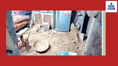 Houses Collapsed in Margao: आतापर्यंत मडगावात अशा चार घटना घडल्‍या असून नावेलीत दोन घटना घडल्‍या