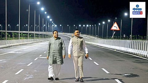 Mopa Link Road Inaugration: नावेली, कुंकळ्ळी, काणकोण ते कर्नाटक सीमेपर्यंत ४५ किलोमीटर लांबीच्या चार ते सहापदरी ‘मडगाव बायपास’ची घोषणा