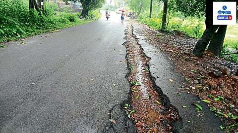 Goa Electricity Department: केरी, मोर्ले व पर्ये आदी ग्रामपंचायत क्षेत्रात खोदकाम करून वीजवाहिन्या टाकल्या पण त्यानंतर खोदकाम केलेले रस्ते दुरुस्त केले नाहीत