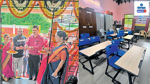 Government Primary School Koniwada: ग्लेनमार्क फाऊंडेशनने सीएसआर निधीअंतर्गत कोणीवाडा-कोलवाळ येथील सरकारी प्राथमिक शाळेचे नूतनीकरण केले