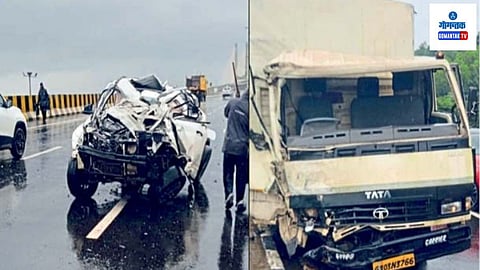 Goa Accident: पूलावरून प्रवास करणाऱ्या चारचाकी आणि टेम्पोत भीषण अपघात घडला