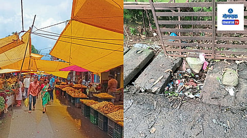 Valpoi Market Issues: दरवर्षी पावसाळ्‍यात वाळपई शहराला अनेक समस्या सतावतात