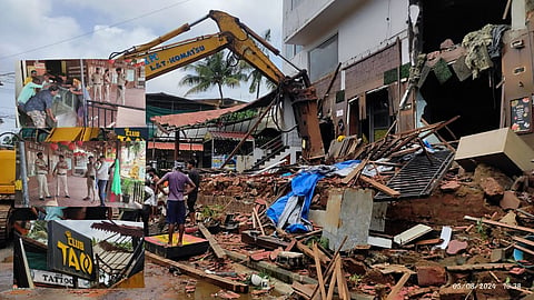 Club Tao Demolition: बागा-कळंगुट येथील ताओ डान्स बार 'जमीनदोस्त'; मोठ्या पोलिस बंदोबस्तात कारवाई 