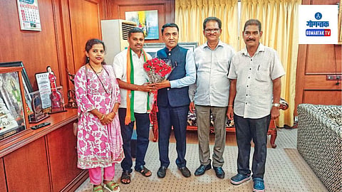 Goa BJP: पंचायतीच्‍या सरपंचपदी साईश राजाध्‍यक्ष, तर उपसरपंचपदी विद्याधर आर्लेकर यांची आज निवड करण्‍यात आली