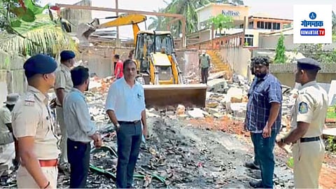 Colva Bungalow Demolition: गोवा किनारपट्टी प्राधिकरणाने ऑक्‍टोबर २०२२ मध्‍ये हे बांधकाम पाडण्‍याचा आदेश दिला होता