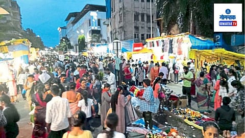 Damodar Bhajani saptah Vasco 2024: सप्ताहानिमित्त सात दिवसांसाठी थाटण्यात आलेली फेरीत दुकाने हटविण्यात मुरगाव पालिकेला अपयश आले