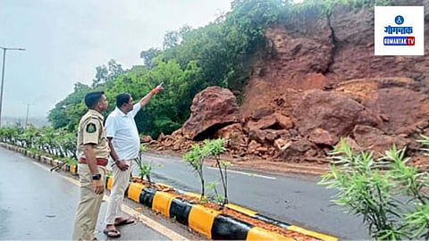 Mormugao Landslide:  याच भागात काही वर्षांपूर्वी काही प्रमाणात डोंगराळ भागाचे भूस्खलन झाले होते