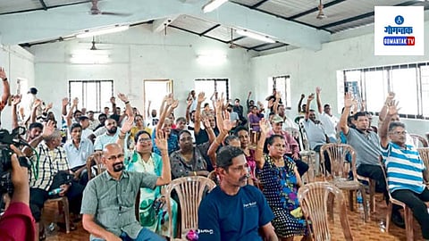 Cortalim Jetty Expansion: सरपंच सेनिया परेरा यांच्या अध्यक्षतेखाली रविवारी ही सभा झाली