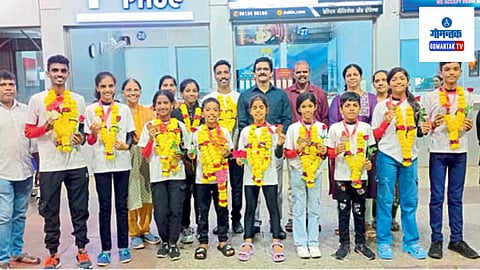 8th Jaipur Yoga League: राजस्थानमधील जयपूर येथे झालेल्या आठव्या योगासन, आर्टिस्टिक, रिदमिक योग क्रीडा स्पर्धेत गोव्याने चमकदार यश मिळवले