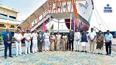 Samudra Pratap Ship Launch: भारतीय तटरक्षक दलाची ताकद वाढणार, ‘समुद्र प्रताप’चे जलावतरण; संरक्षण राज्यमंत्र्यांच्या उपस्थितीत शुभारंभ