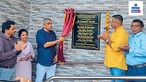 Sudin Dhavalikar: बांदोडा क्षेत्रात येणाऱ्या बसस्थानकावरील सुविधांनी युक्त स्वच्छतागृहाचे उद्‌घाटन  सुदिन ढवळीकर यांच्या हस्ते करण्यात आले