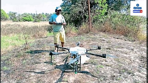 Drowned Farm: फा. क्वाद्रोस यांनी प्रथम ड्रोनच्या माध्यमाने नेमके काय नुकसान झाले आहे याचा सर्वप्रथम आढावा घेण्याचे काम हातात घेतले आहे