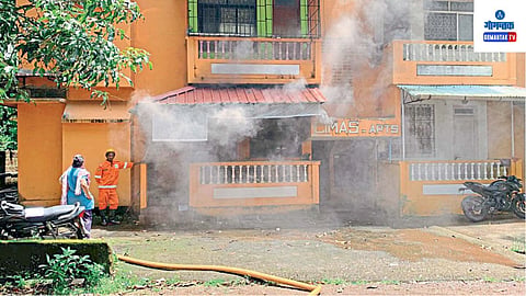 Margao Fire News: बंद घरातील फ्रिज चालू ठेवणे पडले महाग; गॅसचा सिलिंडर जवानांनी बाहेर काढल्‍याने मोठा अनर्थ टळला