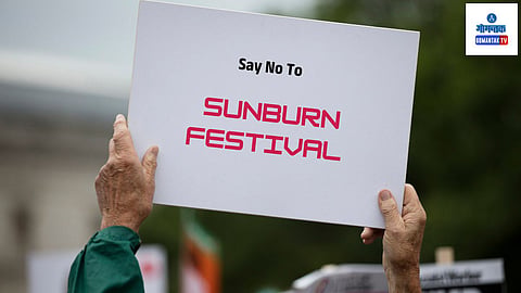 Protest Against Sunburn Festival