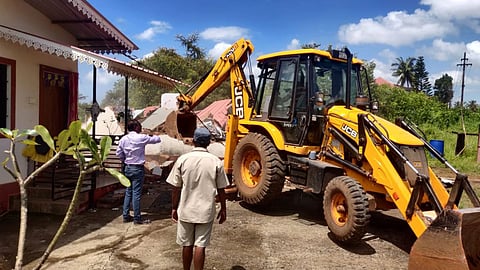 Illegal Constructions Demolished: याद राखा, अतिक्रमणे जमीनदोस्‍तच होणार! म्हापशात सहा बेकायदा बांधकामांवर फिरला ‘जेसीबी’