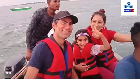 Mohammad Kaif Goa Trip: बाणावली येथे स्‍थानिक मच्‍छीमाराबराेबर कैफचे कुटुंब रमले पारंपारिक मासेमारीत