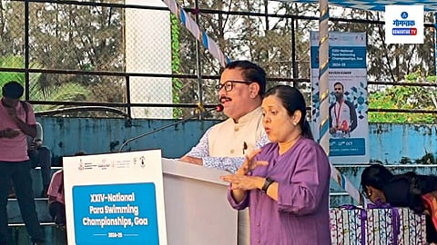 Subhash Phaldesai: क्रीडा क्षेत्रात आता गोव्याची नवी ओळख निर्माण झाली आहे. राज्य सरकार राष्ट्रीय पातळीवरील विविध क्रीडा स्पर्धांसाठी चांगल्या सुविधा पुरविण्यासाठी कटीबद्ध असल्याचे प्रतिपादन दिव्यांगजन सक्षमीकरण खात्याचे मंत्री सुभाष फळदेसाई यांनी रविवारी केले. ते २४व्या राष्ट्रीय पॅरा जलतरण स्पर्धेच्या उद्‍घाटन प्रसंगी बोलत होते.