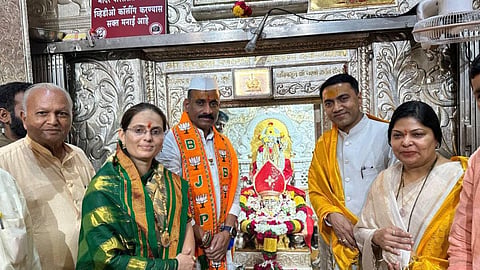CM Pramod Sawant: मुख्यमंत्री सावंतांचा महाराष्ट्र दौरा; अक्कलकोटमध्ये घेतले स्वामी समर्थांचे सपत्नीक दर्शन 