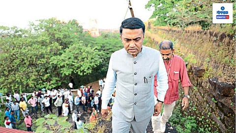CM Pramod Sawant, Mormugao Fort
